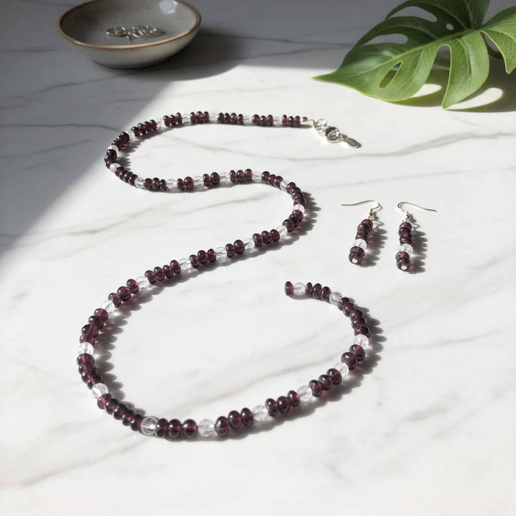 Flat lay marble styled photo
