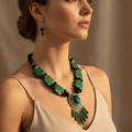 Green Black Crystal