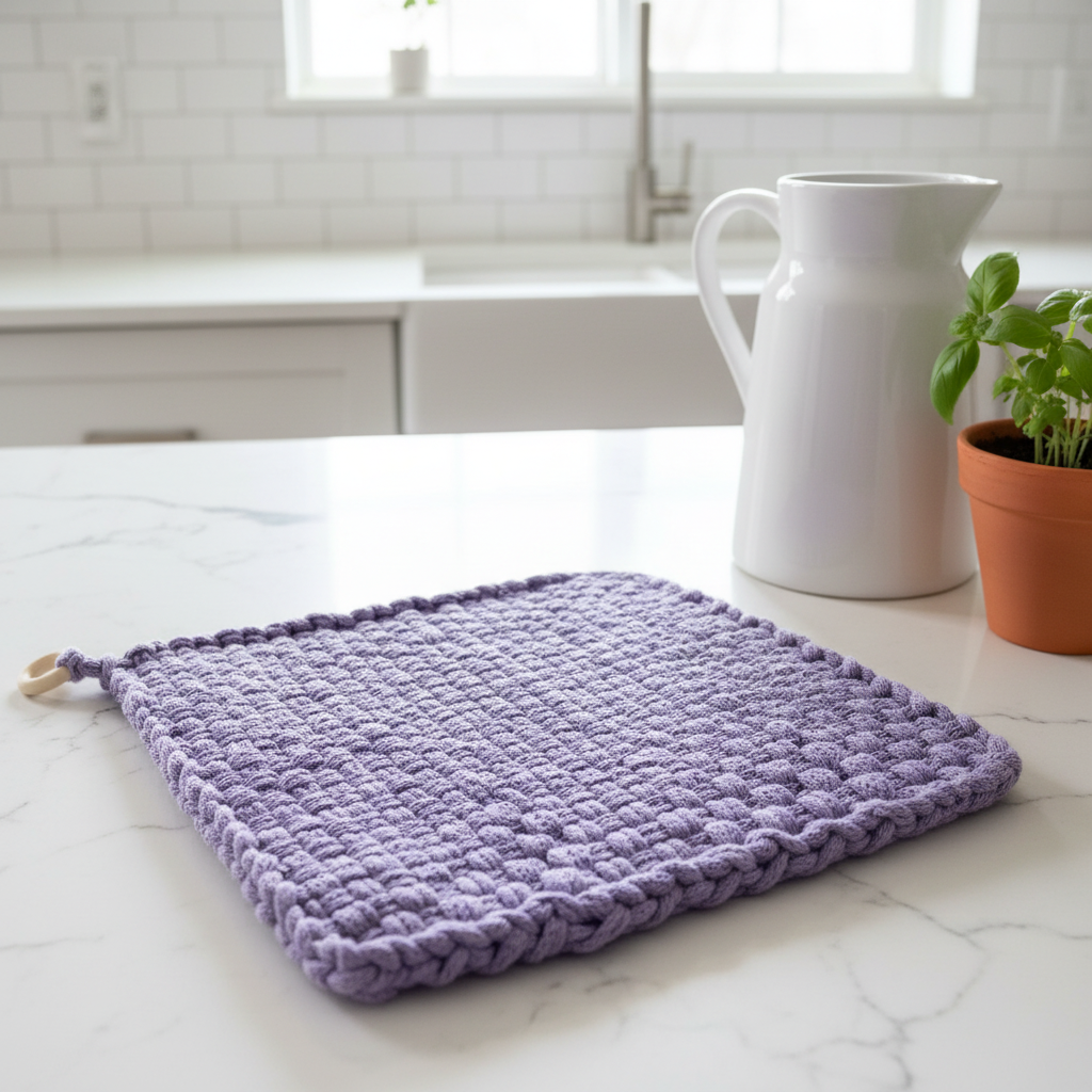 Lavender Pot Holder