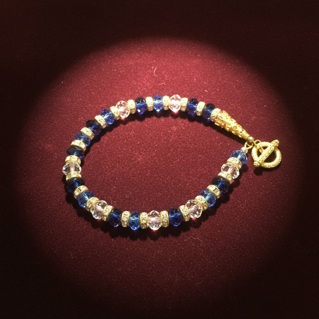 Luxurious background bracelet