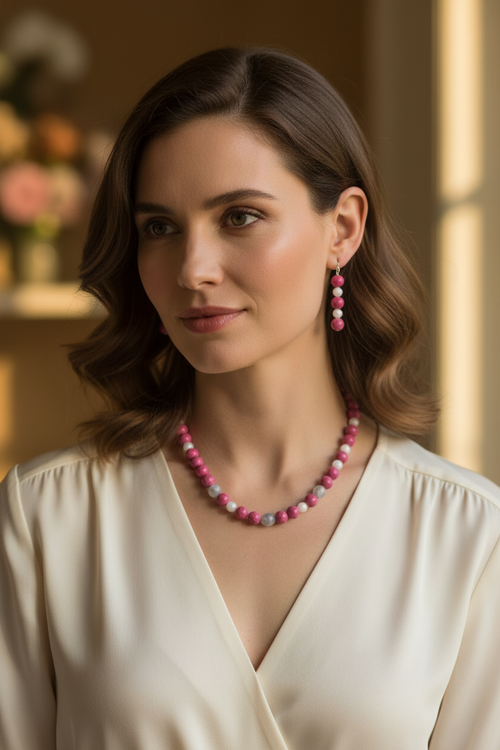 Model with Display Jewelry