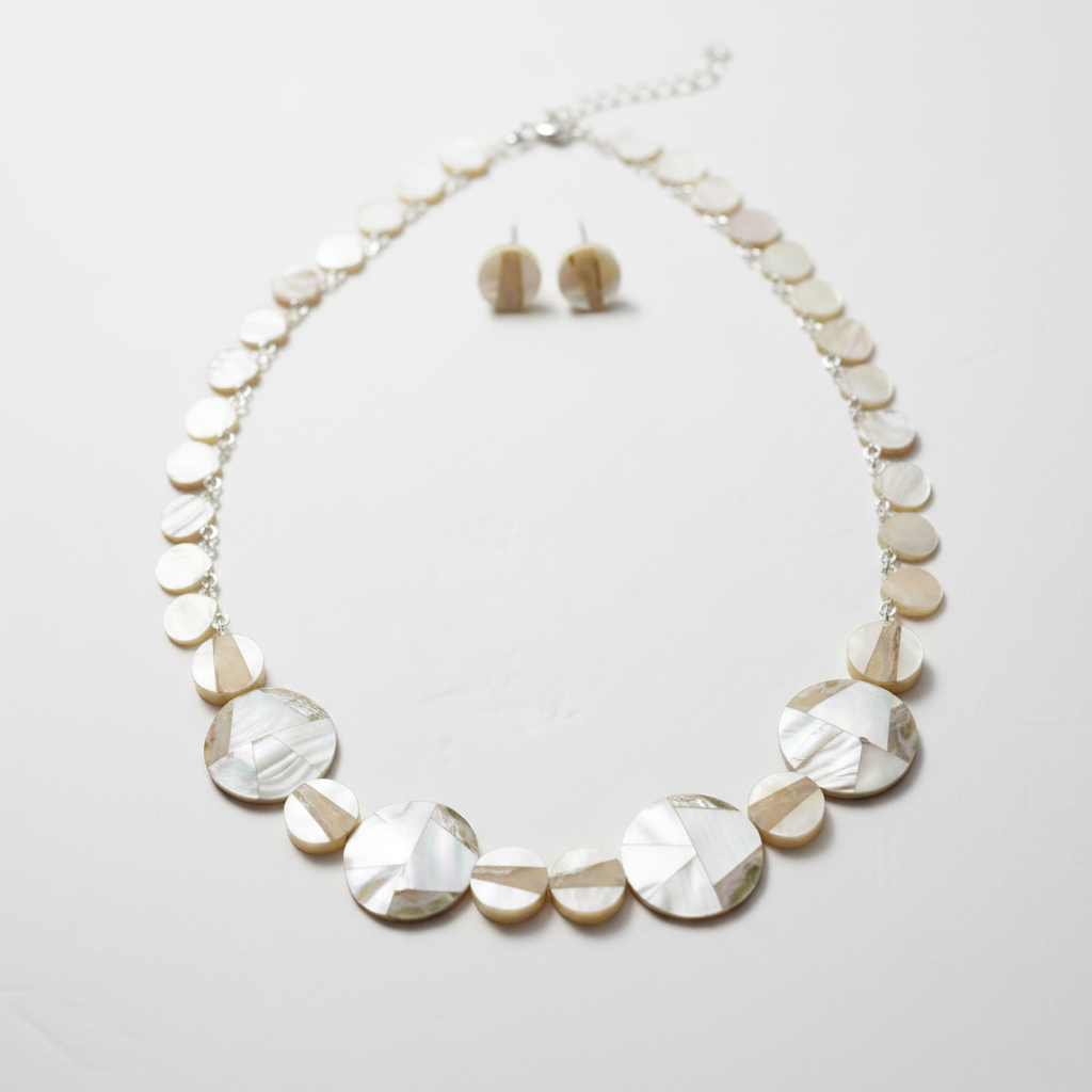 Mother of Pearl Necklace Set