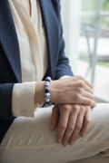 Oriental Ceramic Bracelet on Model