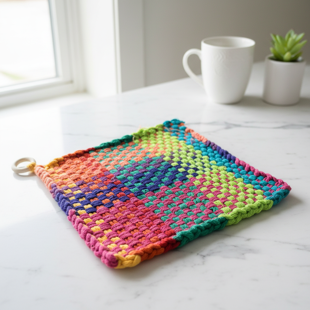 Rainbow Pot Holder
